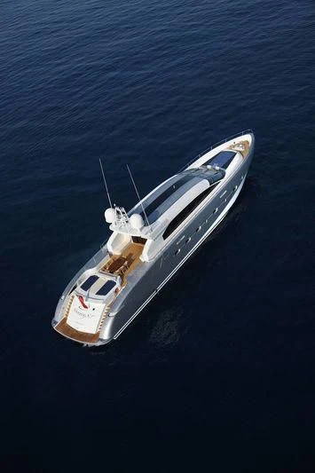 a boat in the water aboard KESTREL Yacht for Sale
