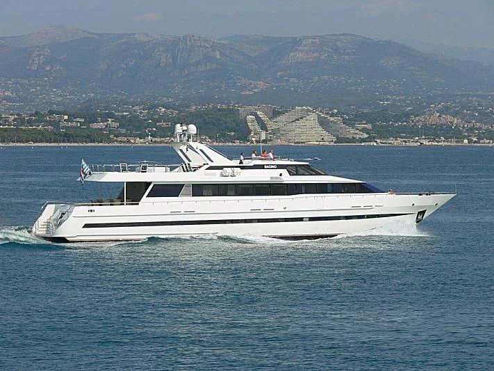 a boat on the water aboard AVALON Yacht for Sale