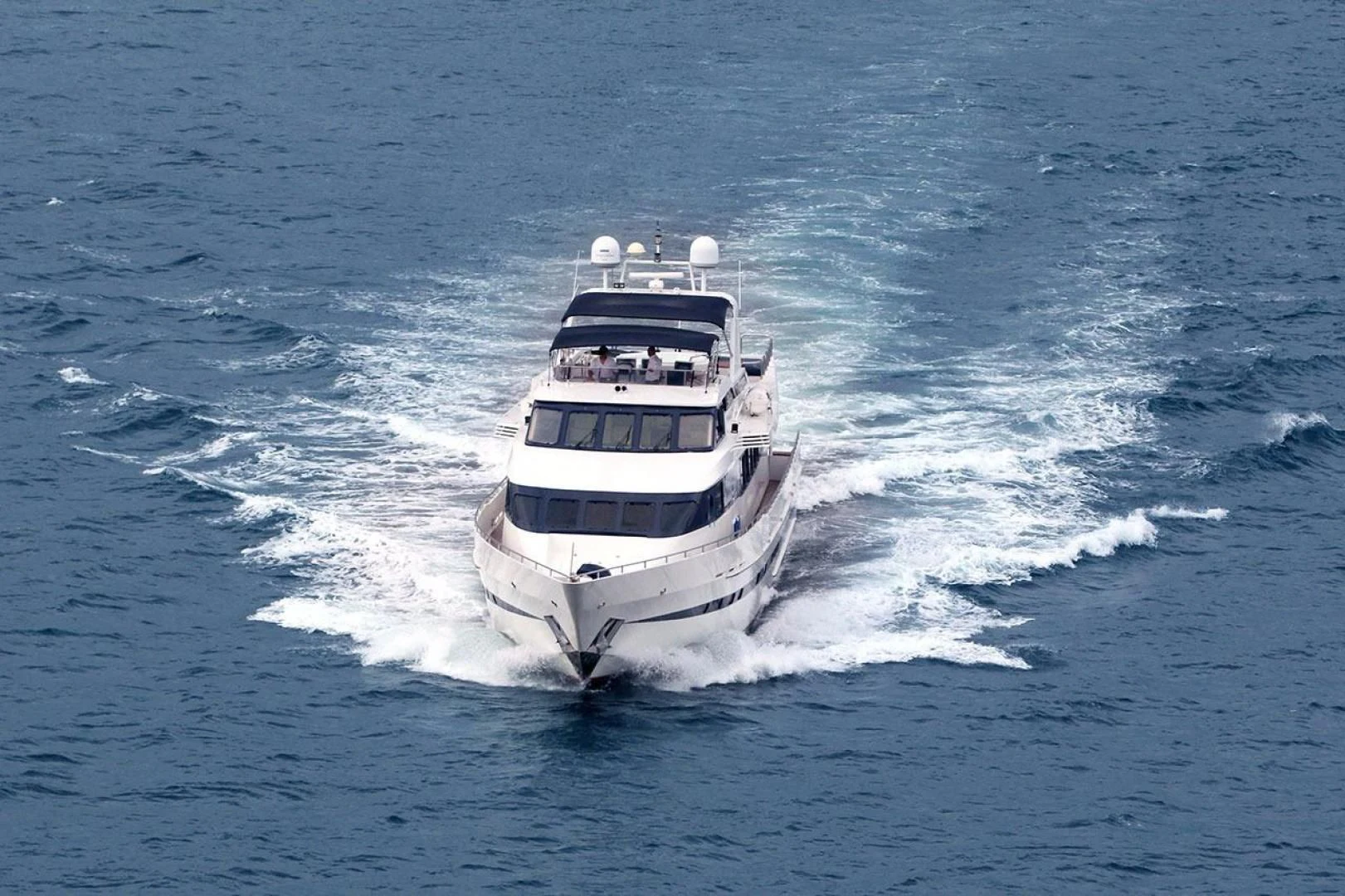 a boat on the water aboard AVALON Yacht for Sale