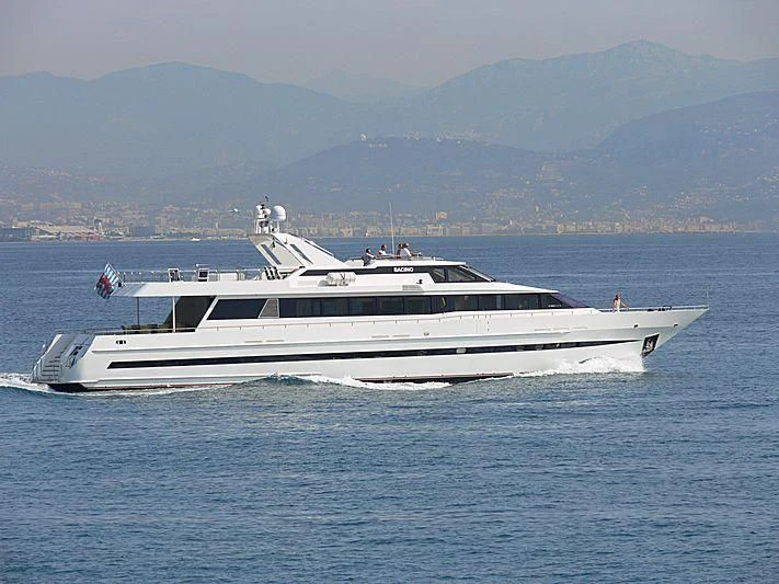 a boat on the water aboard AVALON Yacht for Sale