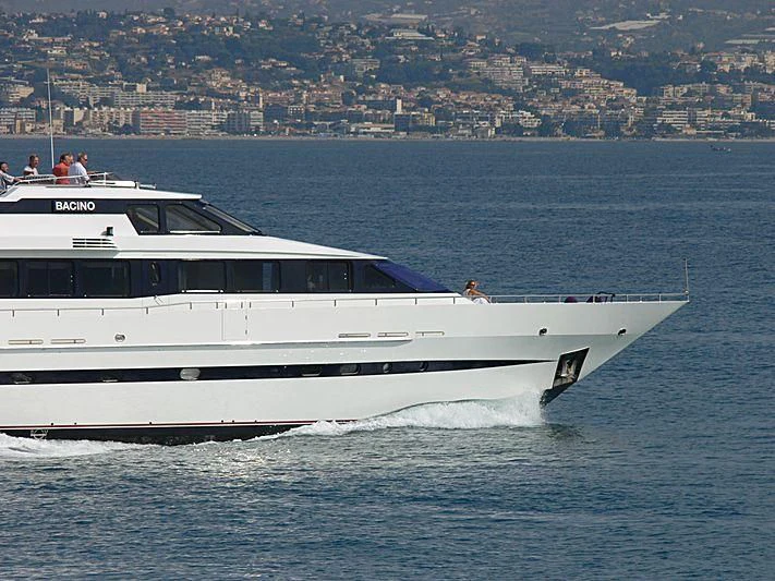 a boat on the water aboard AVALON Yacht for Sale