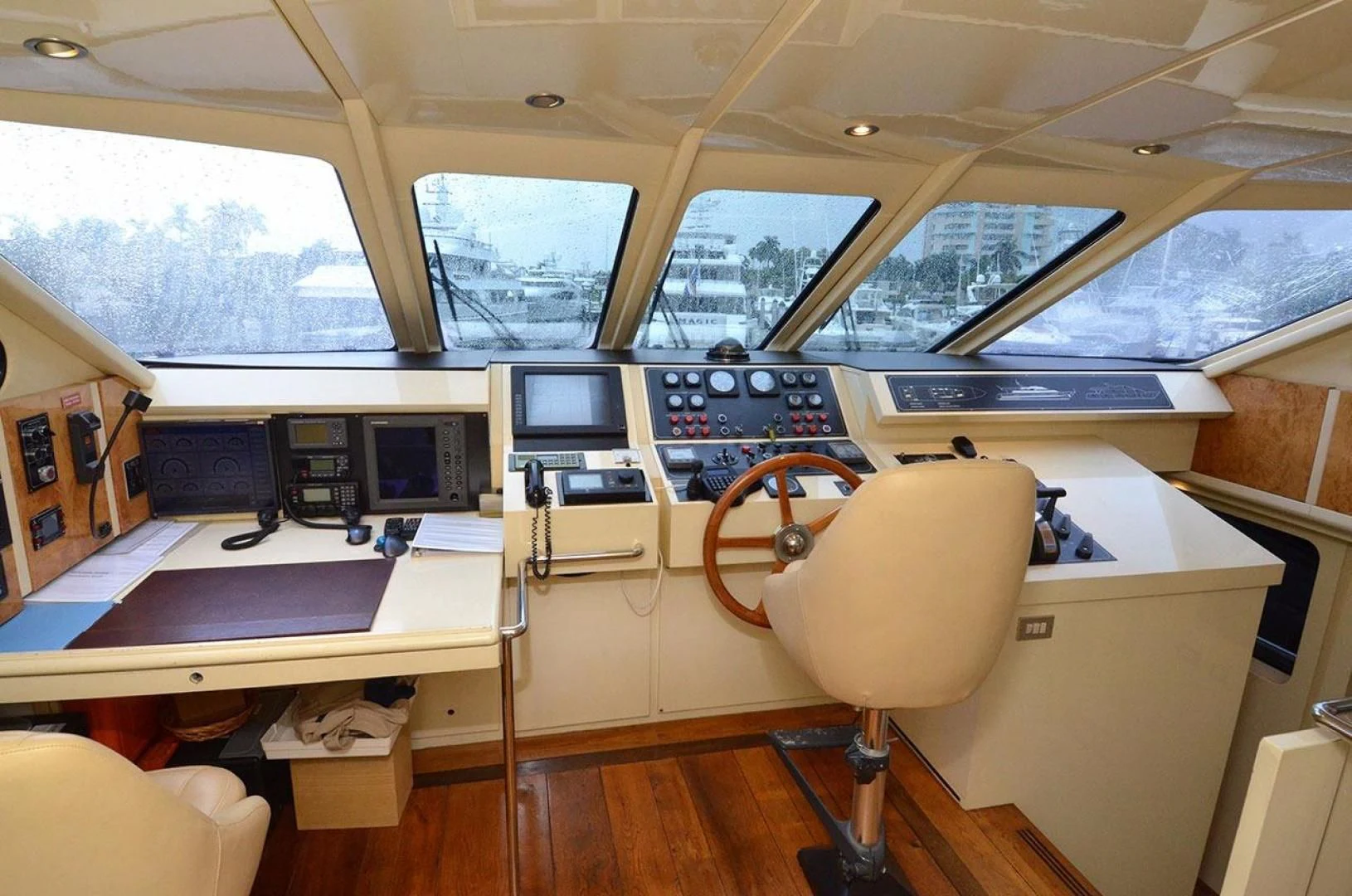 inside of a boat aboard AVALON Yacht for Sale