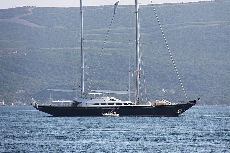 a boat on the water aboard TAMARITA Yacht for Sale