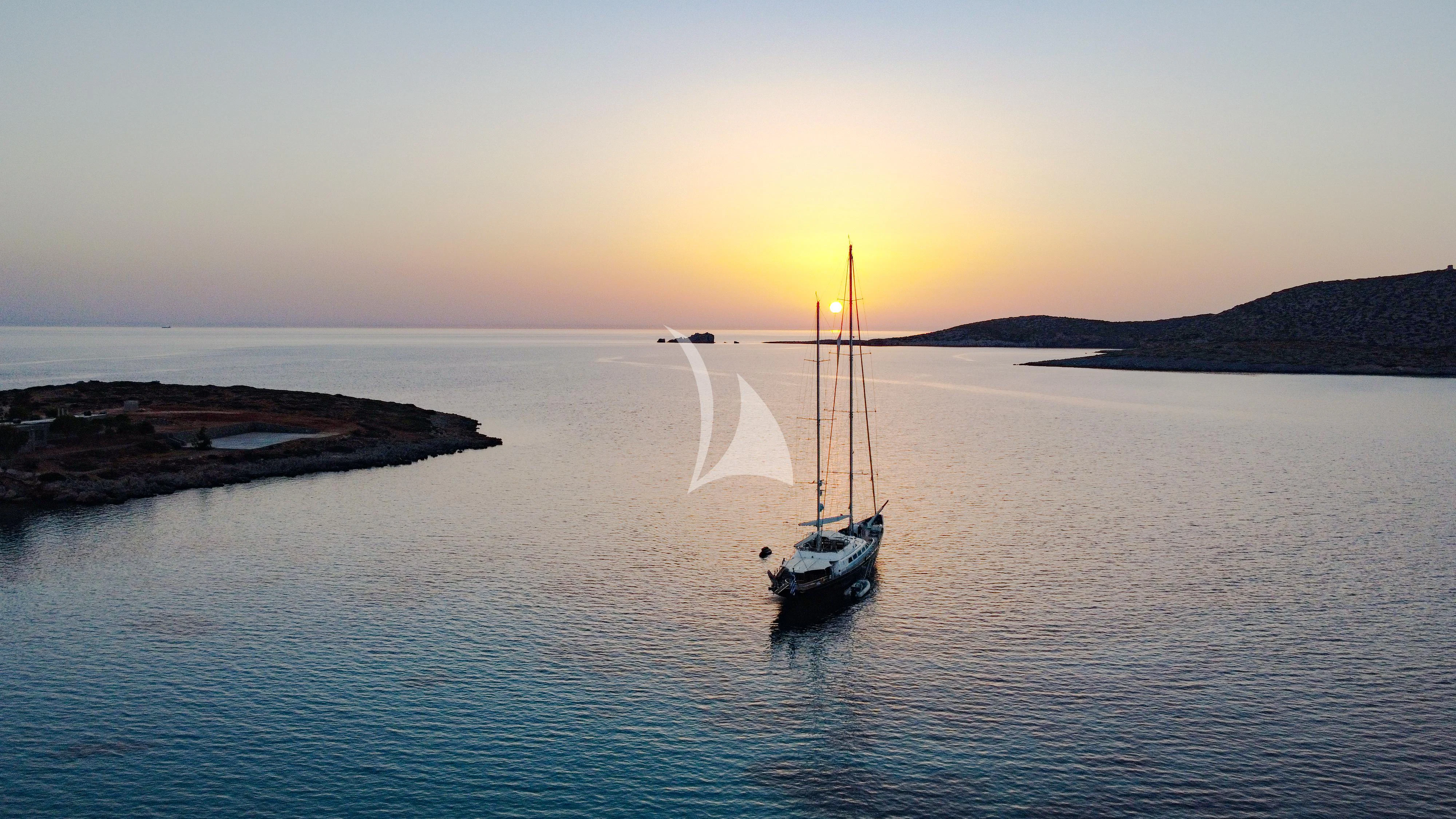 a boat on the water aboard TAMARITA Yacht for Sale