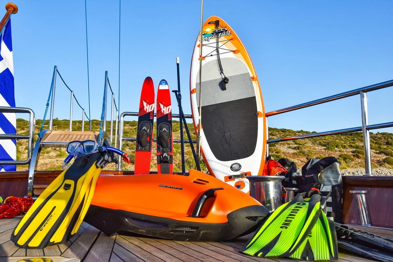 a group of boats on a dock aboard TAMARITA Yacht for Sale