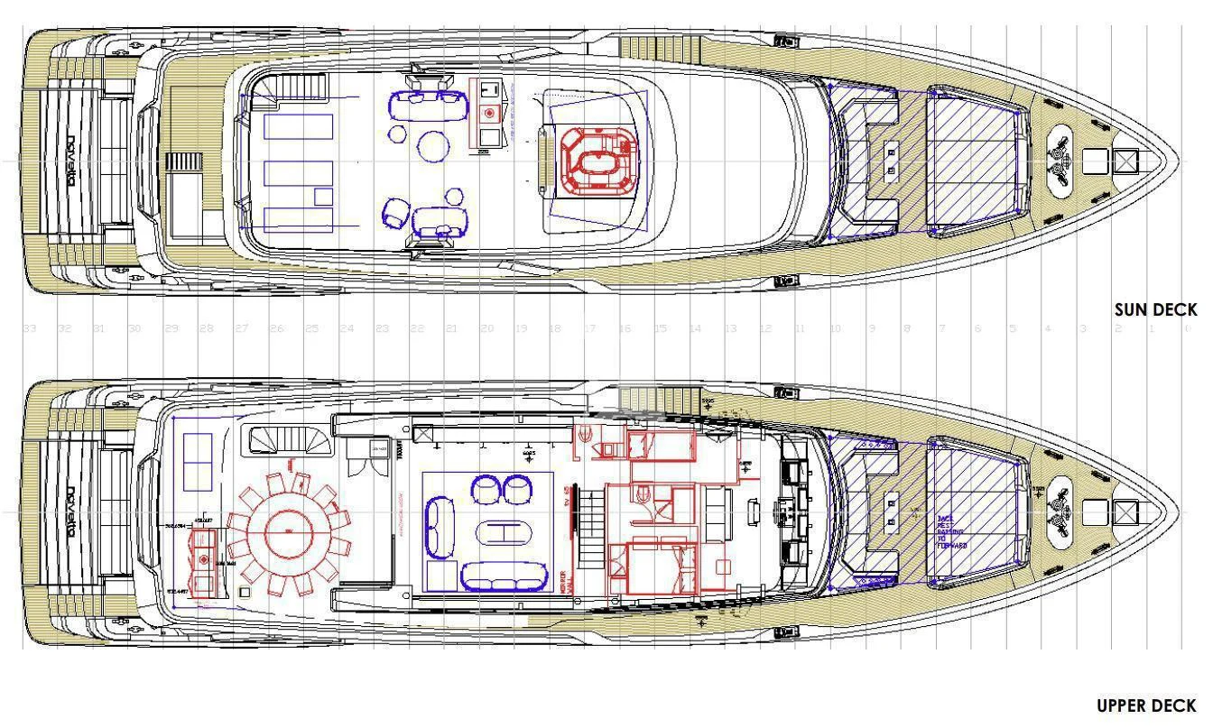 diagram aboard HAIAMI I Yacht for Charter