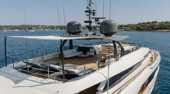 a boat on the water aboard HAIAMI I Yacht for Charter