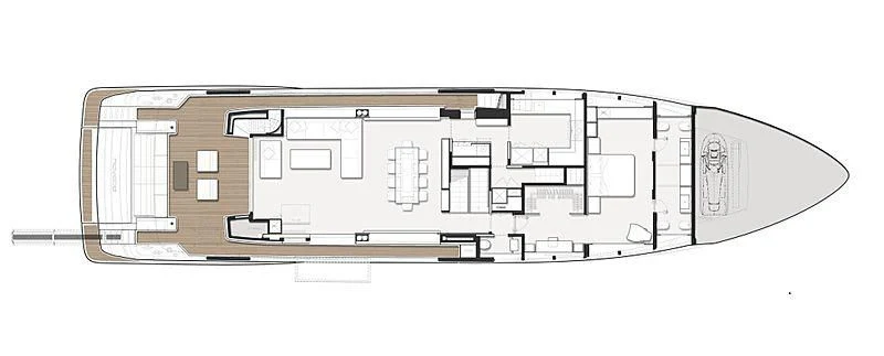 diagram, engineering drawing aboard HAIAMI I Yacht for Charter