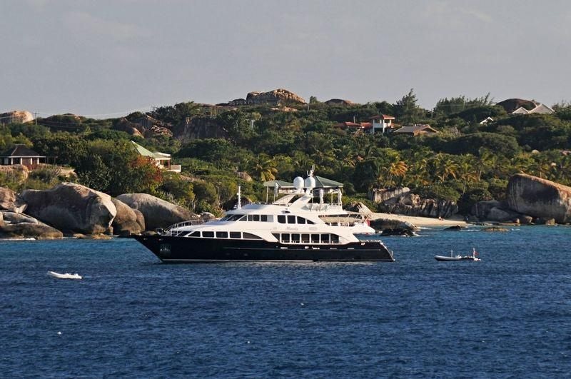 a boat on the water aboard ARTHUR’S WAY Yacht for Sale