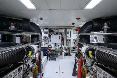 a room with machinery aboard ARTHUR’S WAY Yacht for Sale