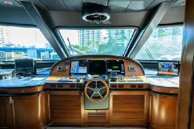 the inside of a vehicle aboard ARTHUR’S WAY Yacht for Sale
