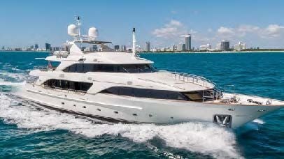 a white yacht in the water aboard ARTHUR’S WAY Yacht for Sale