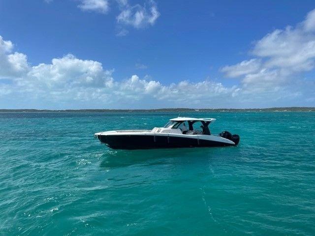 a boat in the water aboard ARTHUR’S WAY Yacht for Sale