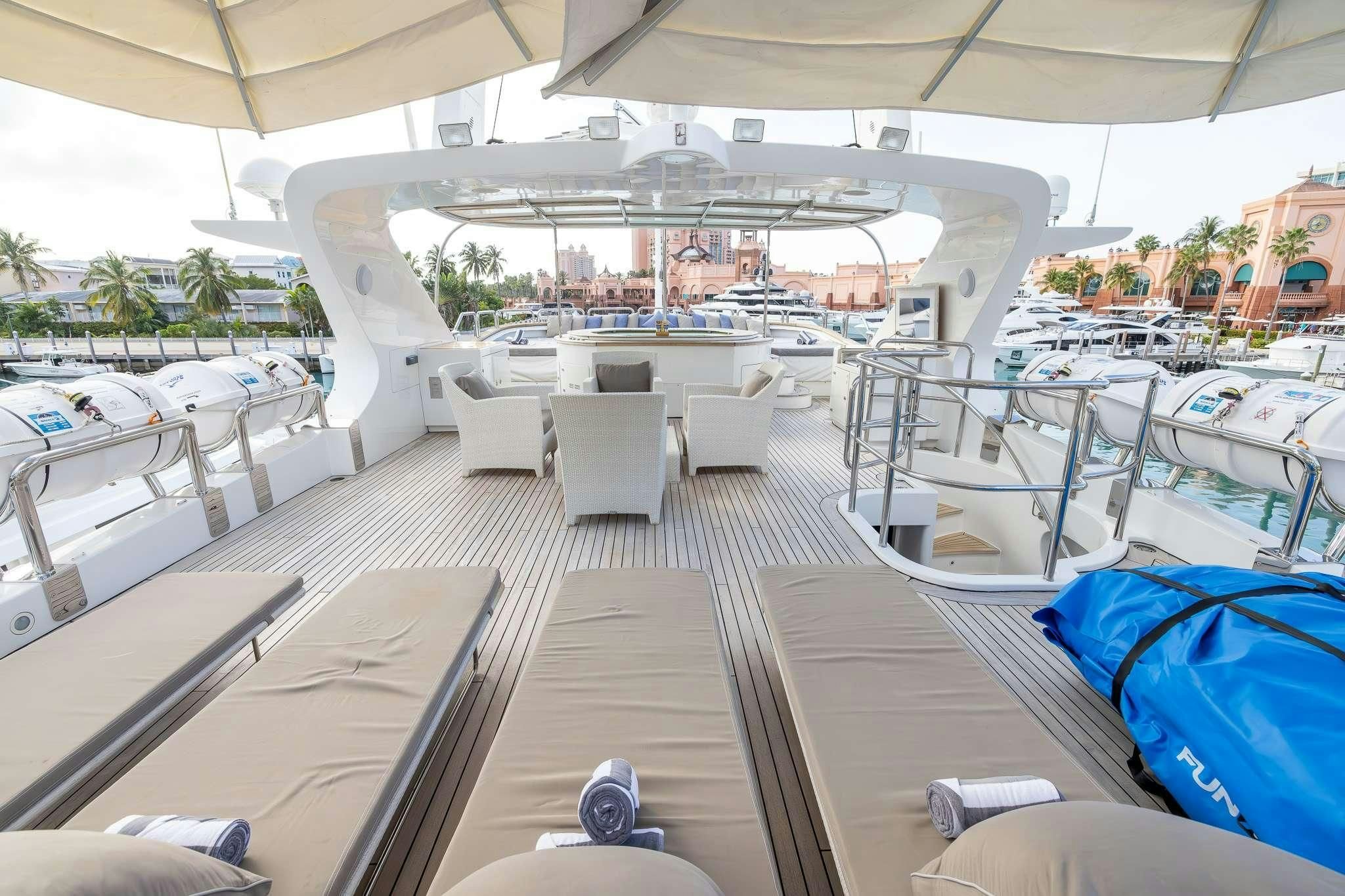 a boat on the water aboard ARTHUR’S WAY Yacht for Sale