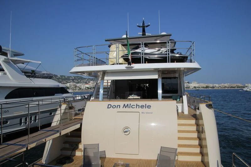 a boat on a body of water aboard DON MICHELE Yacht for Sale
