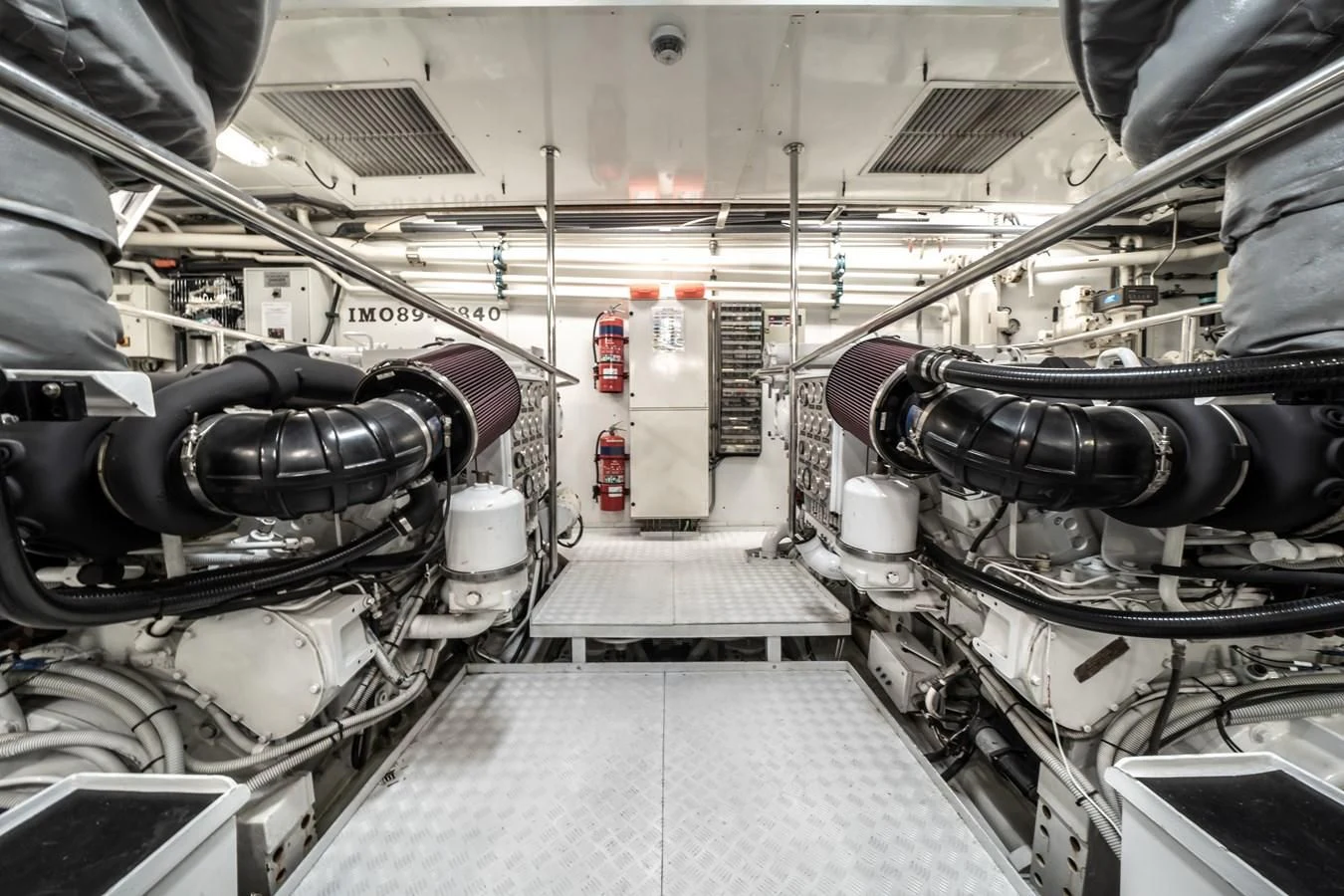a close-up of a machine aboard MOATIZE Yacht for Sale