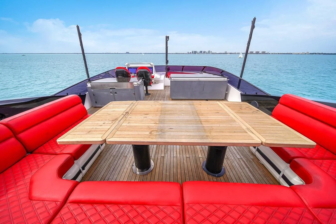 a boat on the water aboard SUNSEEKER 115 SPORT YACHT Yacht for Sale