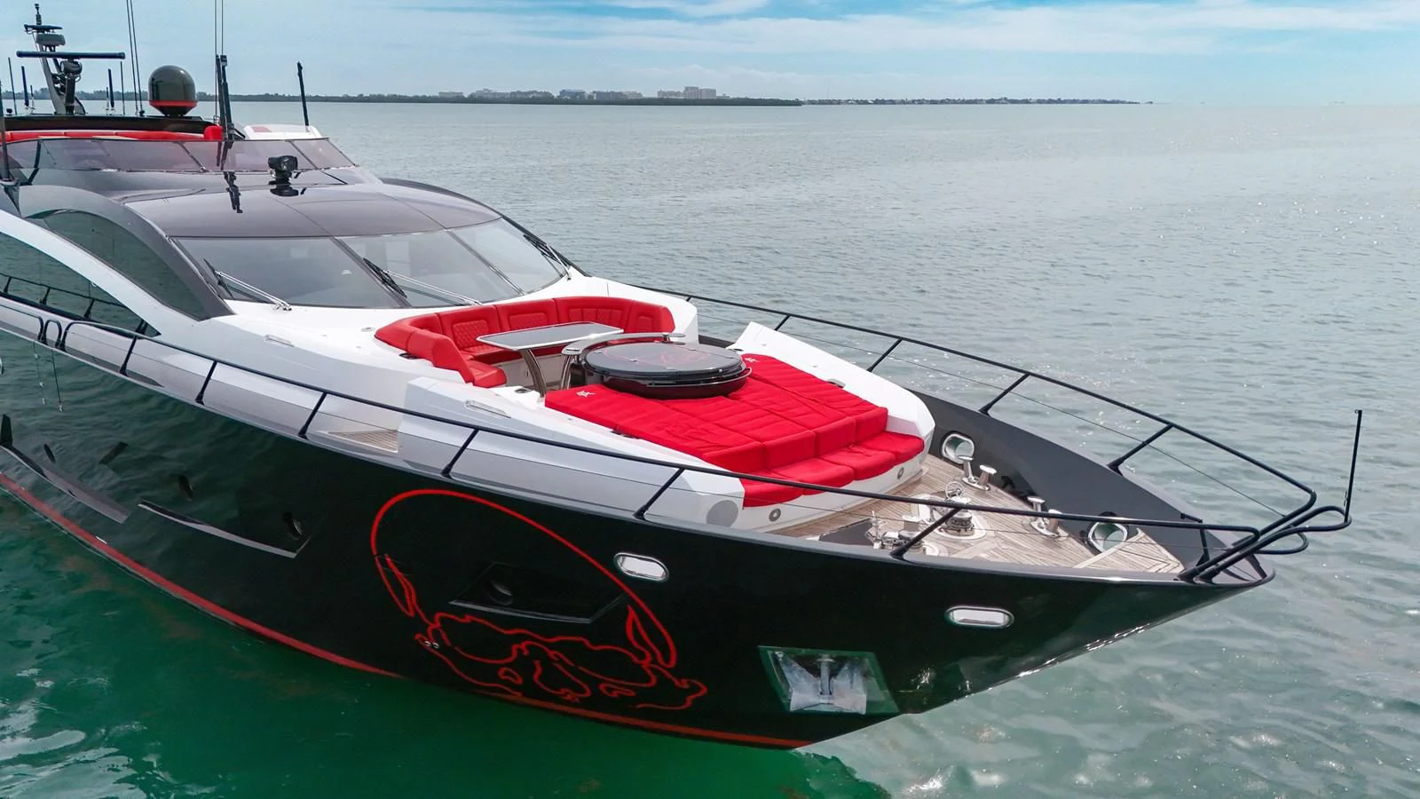 a boat in the water aboard SUNSEEKER 115 SPORT YACHT Yacht for Sale