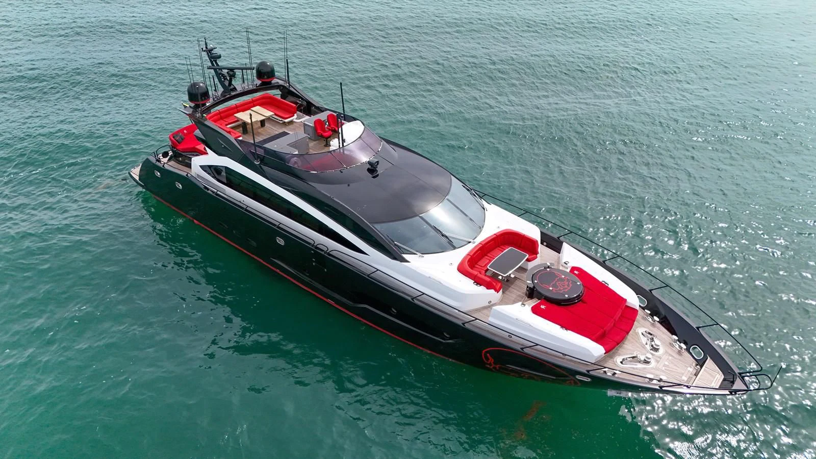 a boat in the water aboard SUNSEEKER 115 SPORT YACHT Yacht for Sale