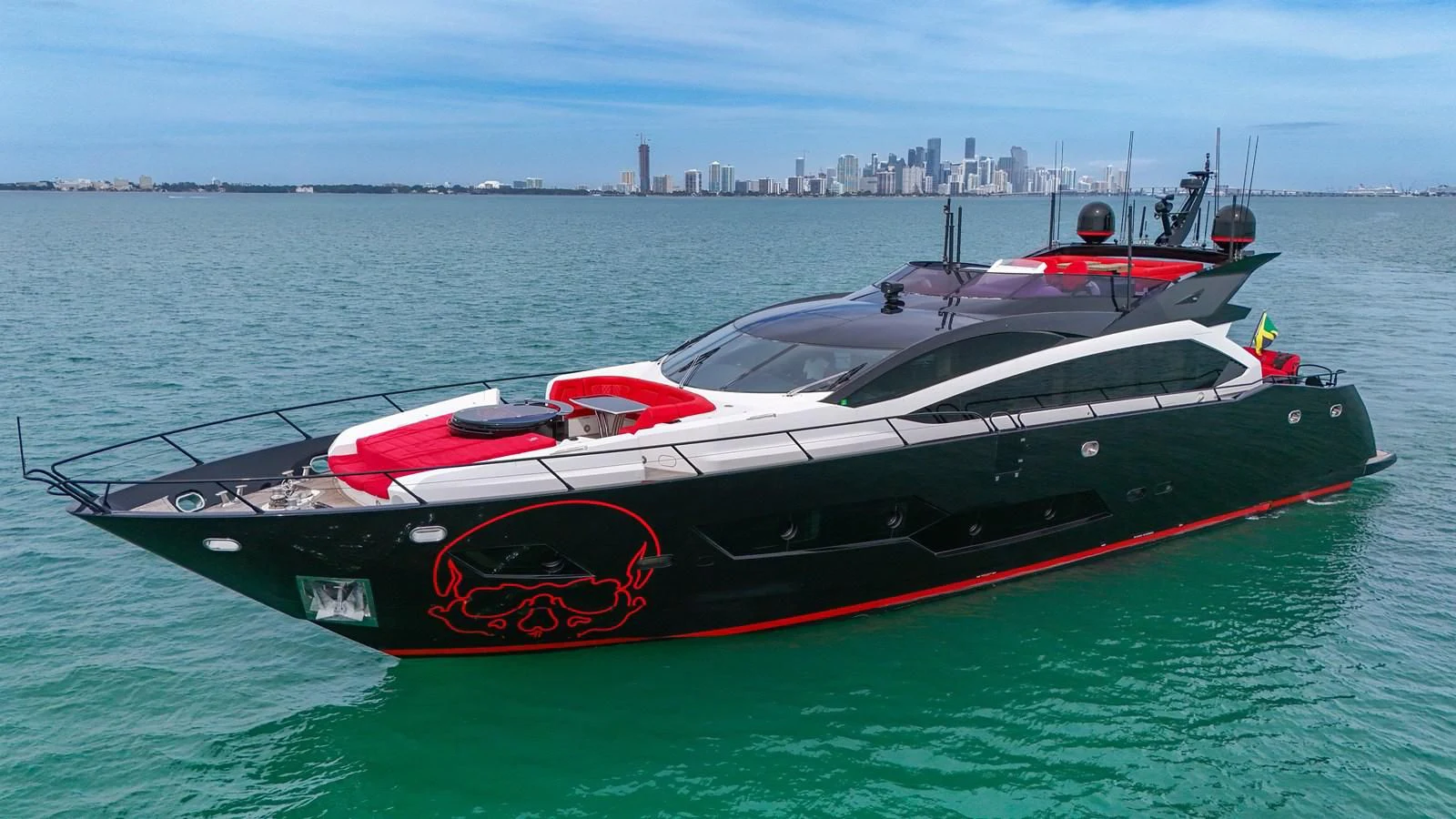 a boat in the water aboard SUNSEEKER 115 SPORT YACHT Yacht for Sale