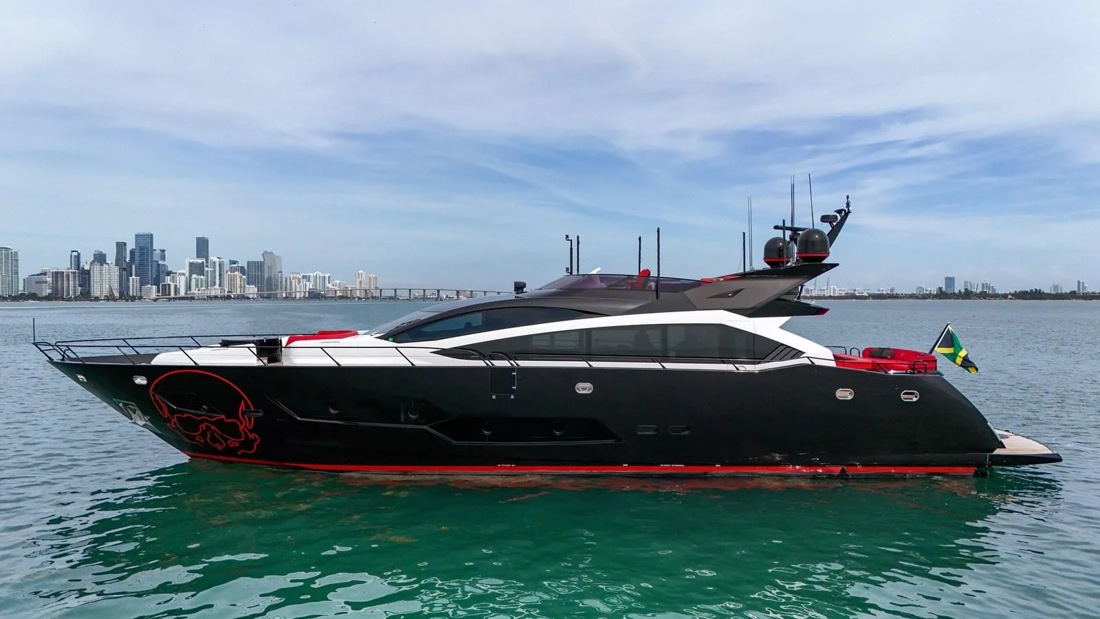 a boat in the water aboard SUNSEEKER 115 SPORT YACHT Yacht for Sale