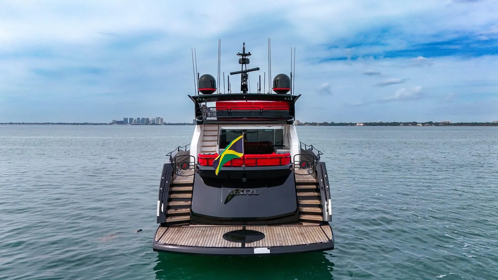 a boat in the water aboard SUNSEEKER 115 SPORT YACHT Yacht for Sale