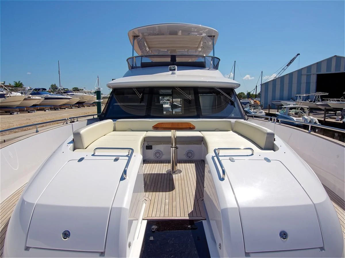 a boat with a large stack of boats on it aboard 2017 AZIMUT 66 MAGELLANO Yacht for Sale