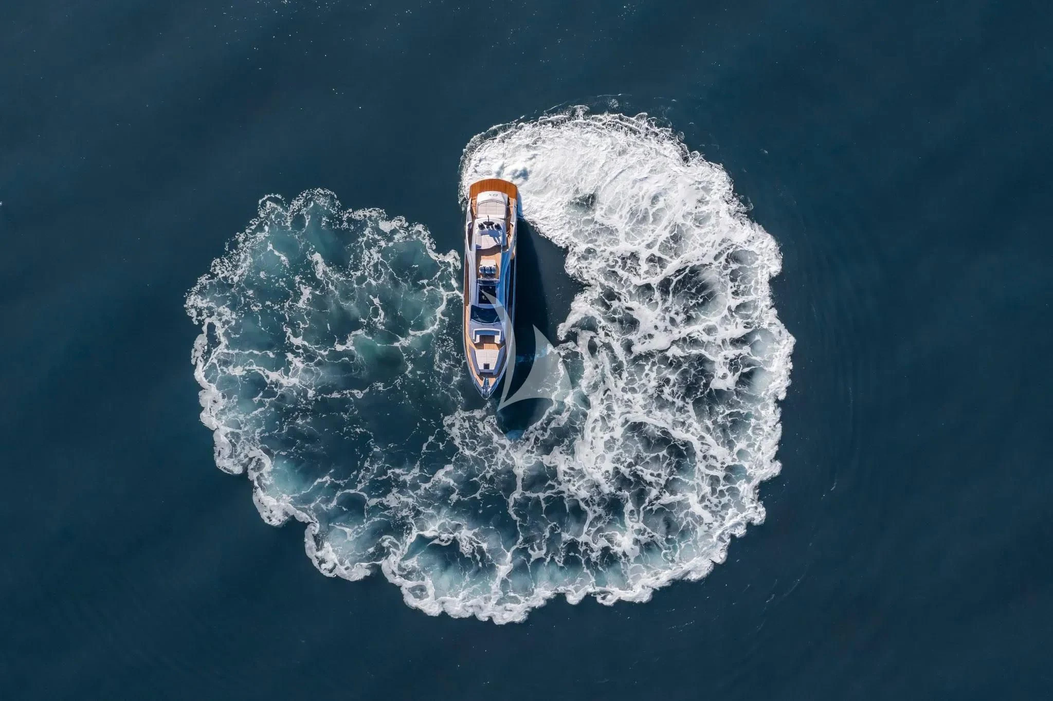 a car on fire aboard CHERRY Yacht for Charter