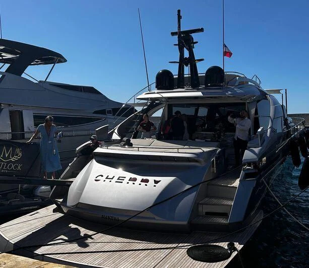 a boat with people on it aboard CHERRY Yacht for Charter