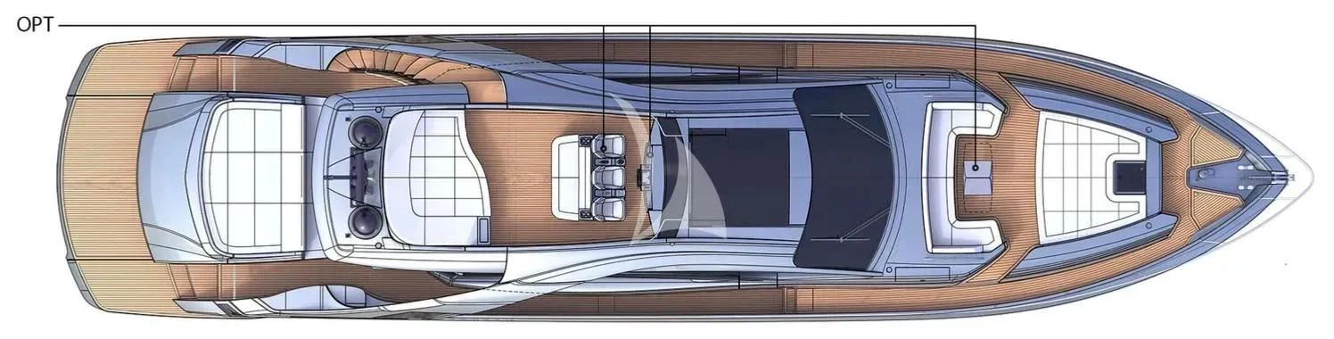 a drawing of a building aboard CHERRY Yacht for Charter