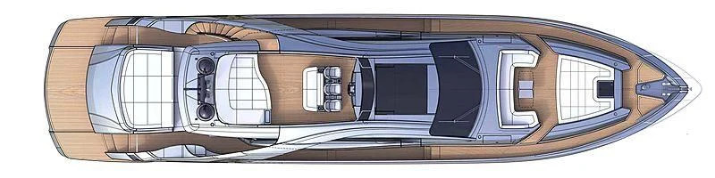 a close-up of a car aboard CHERRY Yacht for Charter