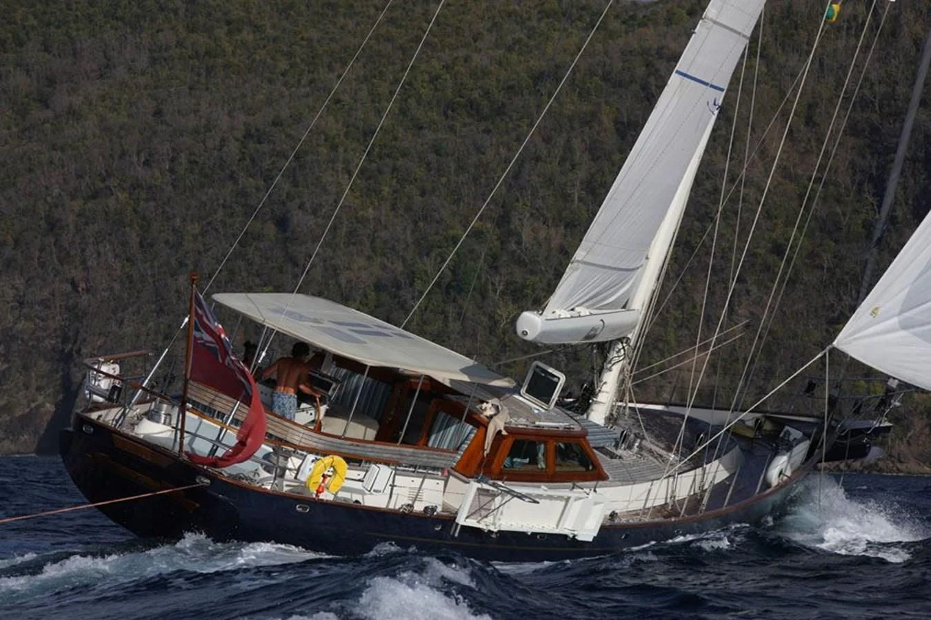 a boat sailing on the sea aboard SWEET EMOTION Yacht for Sale