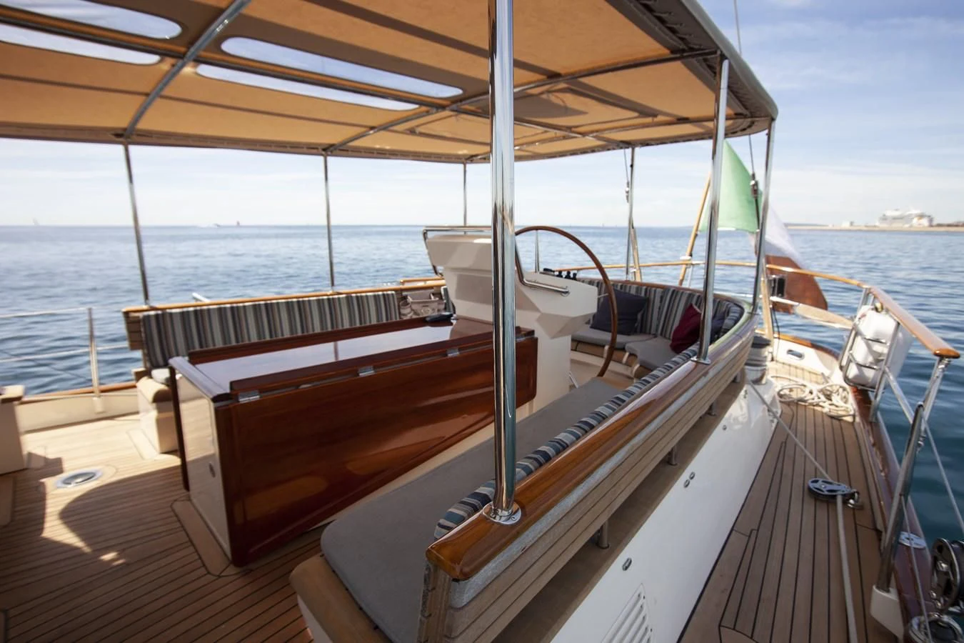 a boat on the water aboard SWEET EMOTION Yacht for Sale