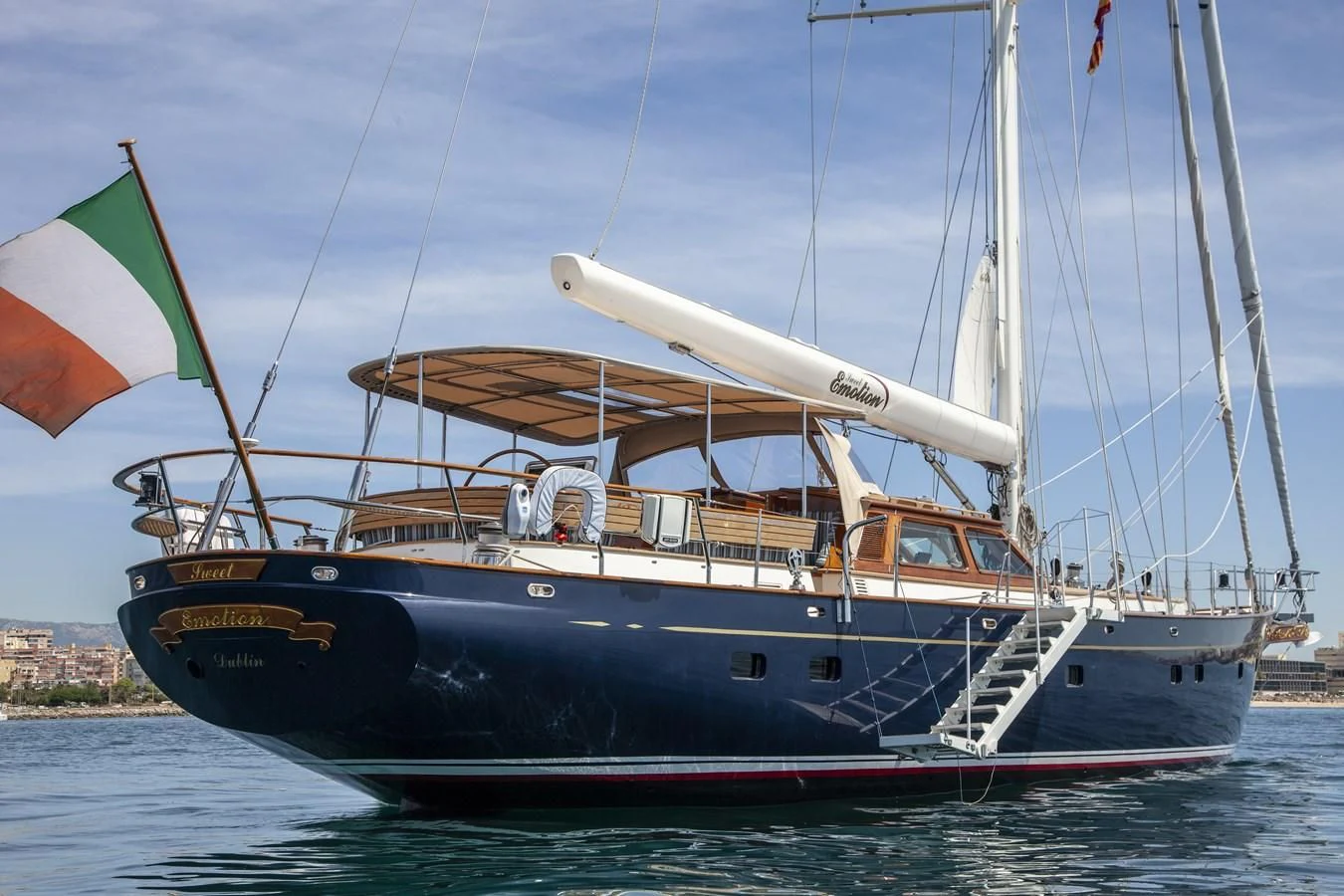 a boat on the water aboard SWEET EMOTION Yacht for Sale
