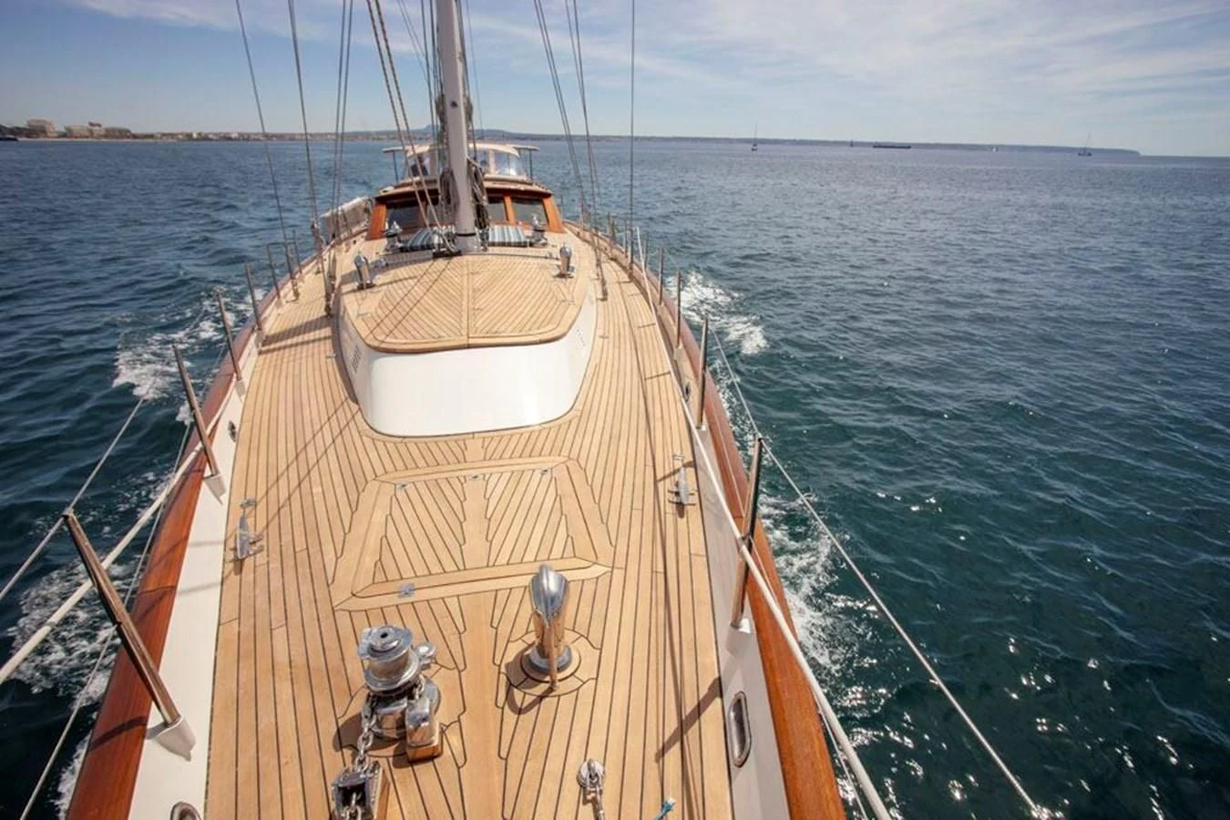 a boat on the water aboard SWEET EMOTION Yacht for Sale