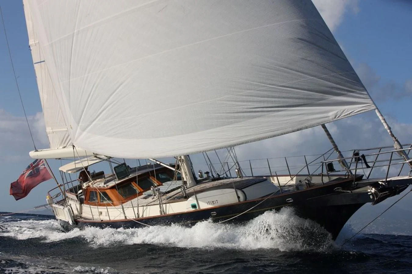 a boat sailing on the sea aboard SWEET EMOTION Yacht for Sale
