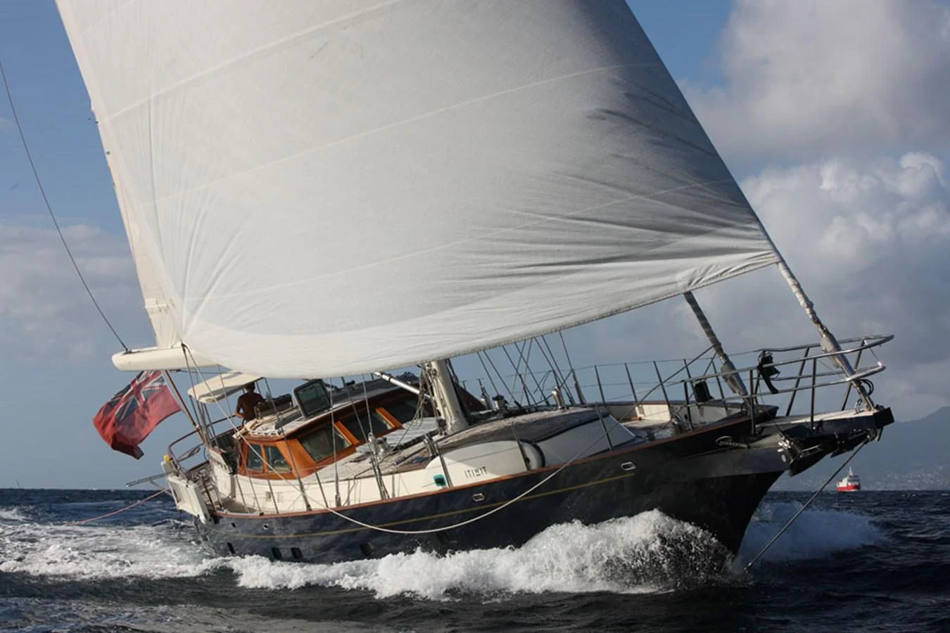 a boat on the water aboard SWEET EMOTION Yacht for Sale