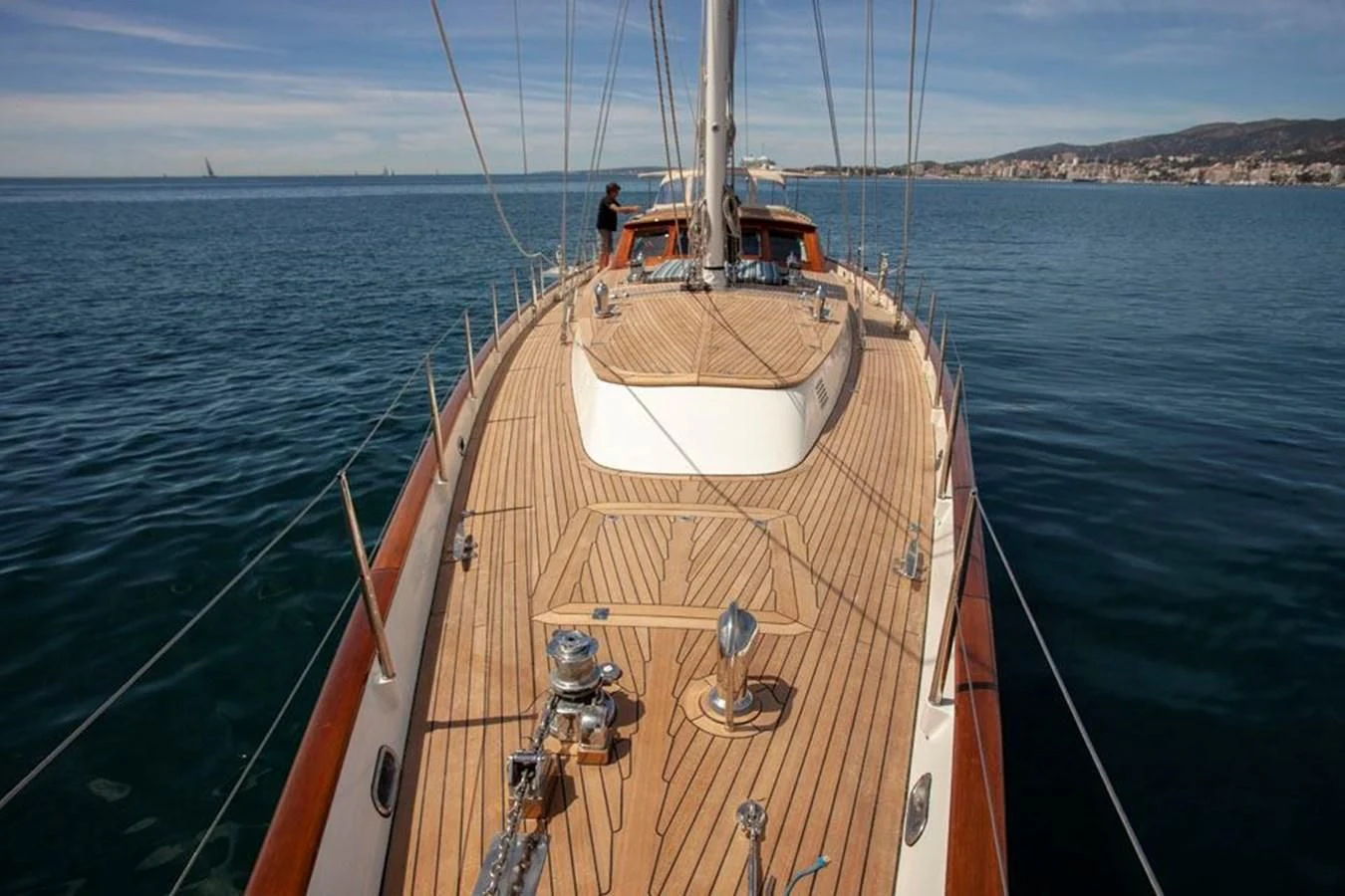 a boat on the water aboard SWEET EMOTION Yacht for Sale