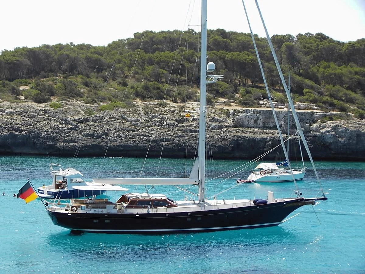 a boat on the water aboard SWEET EMOTION Yacht for Sale