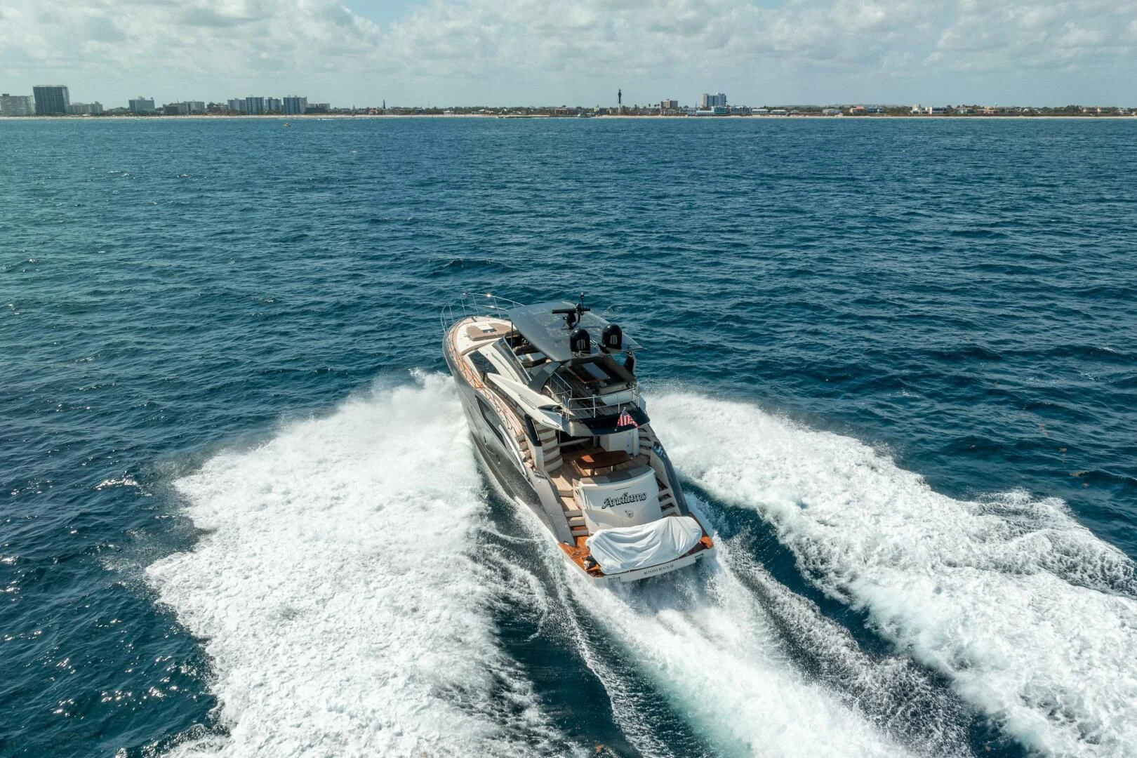 a boat on the water aboard PARALOS Yacht for Charter