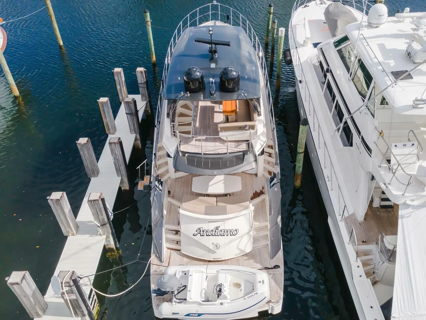 a ship in the water aboard PARALOS Yacht for Charter