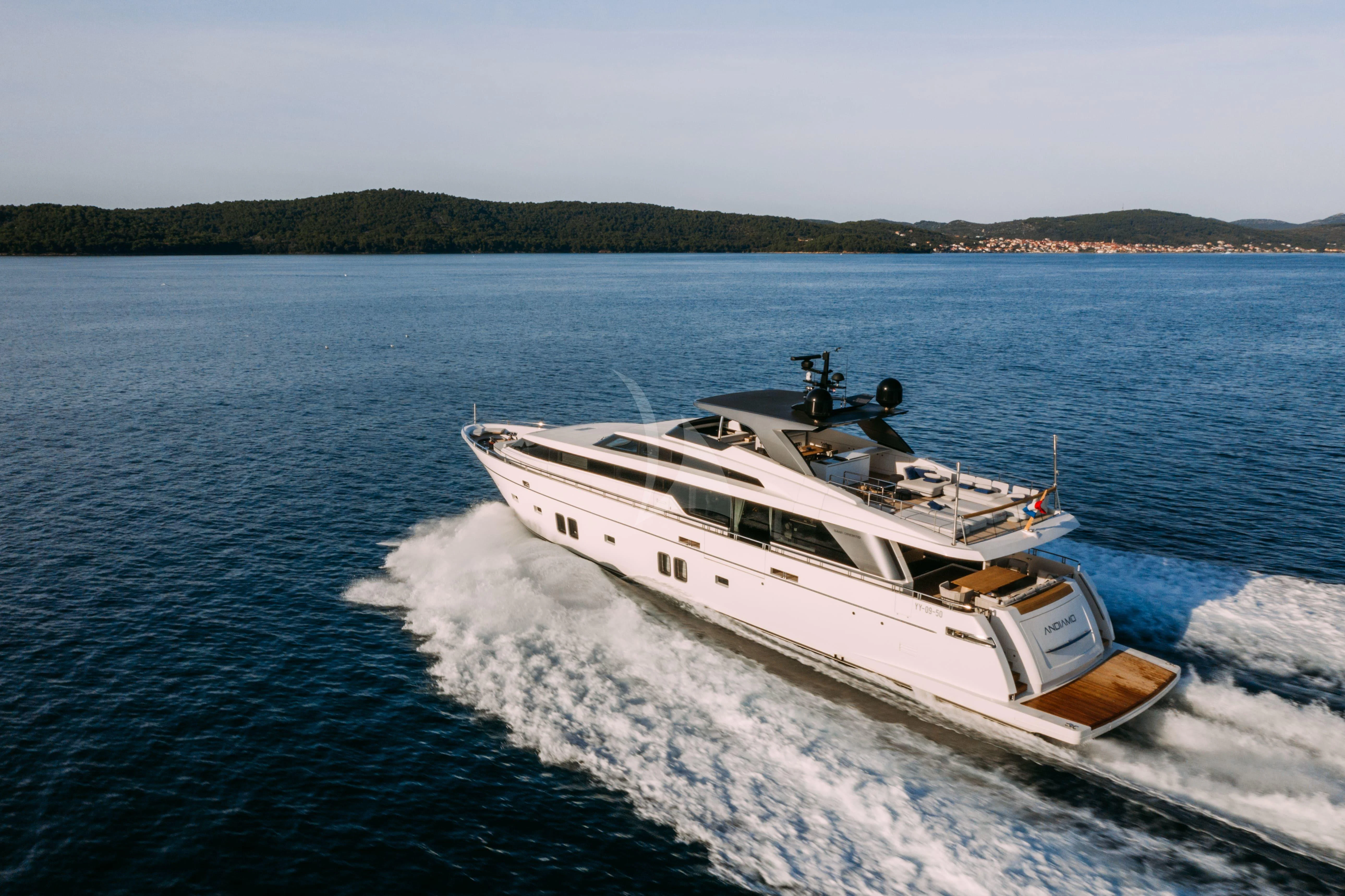 a boat on the water aboard PARALOS Yacht for Charter