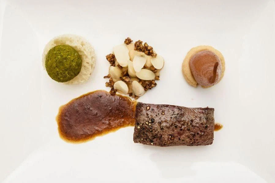 a group of different foods aboard PARALOS Yacht for Charter