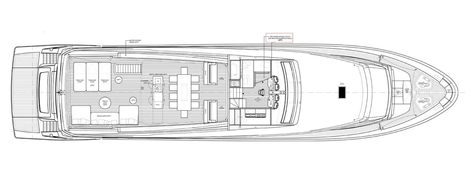 diagram, engineering drawing aboard PARALOS Yacht for Charter