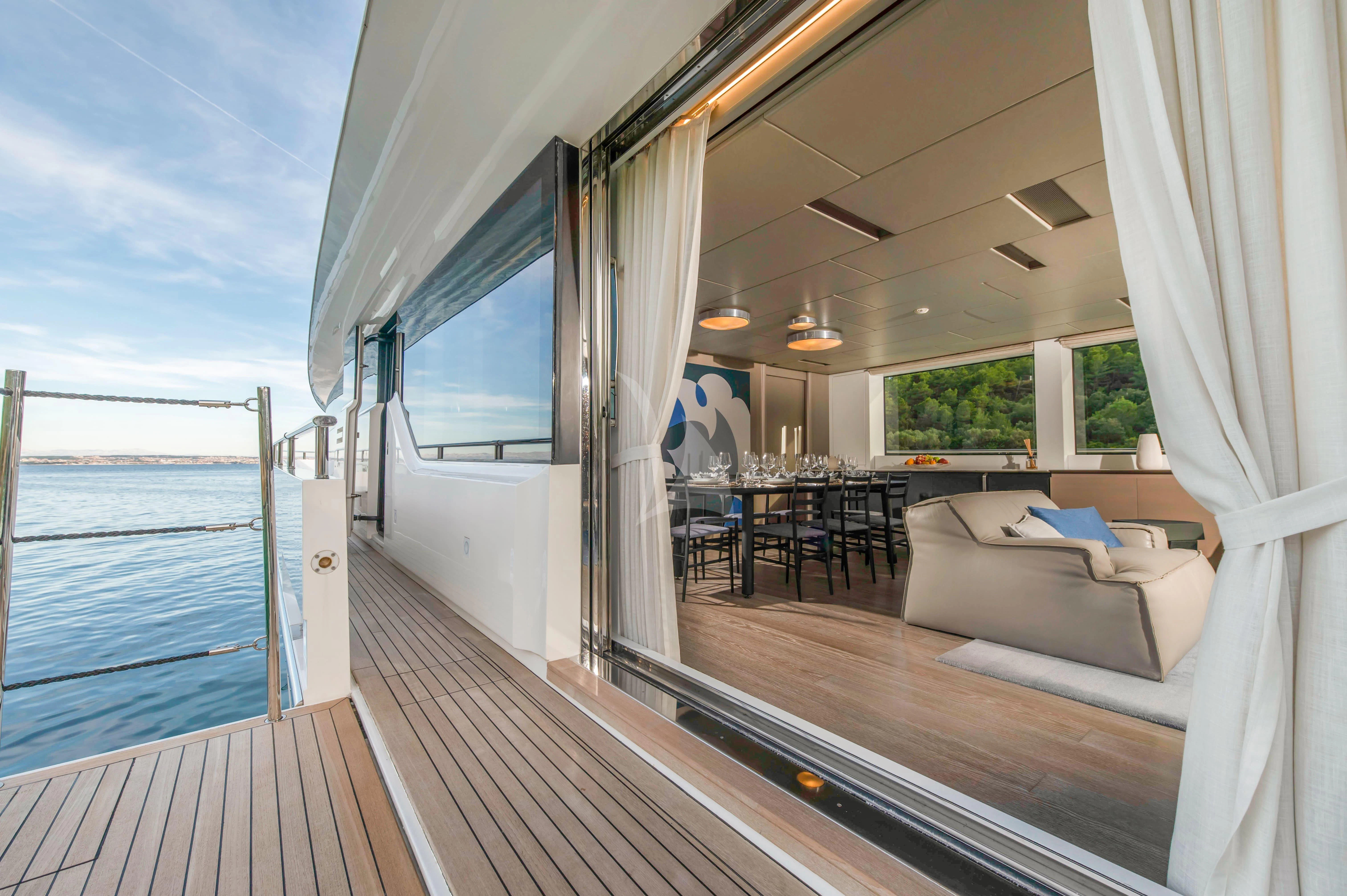 a boat on the water aboard PARALOS Yacht for Charter