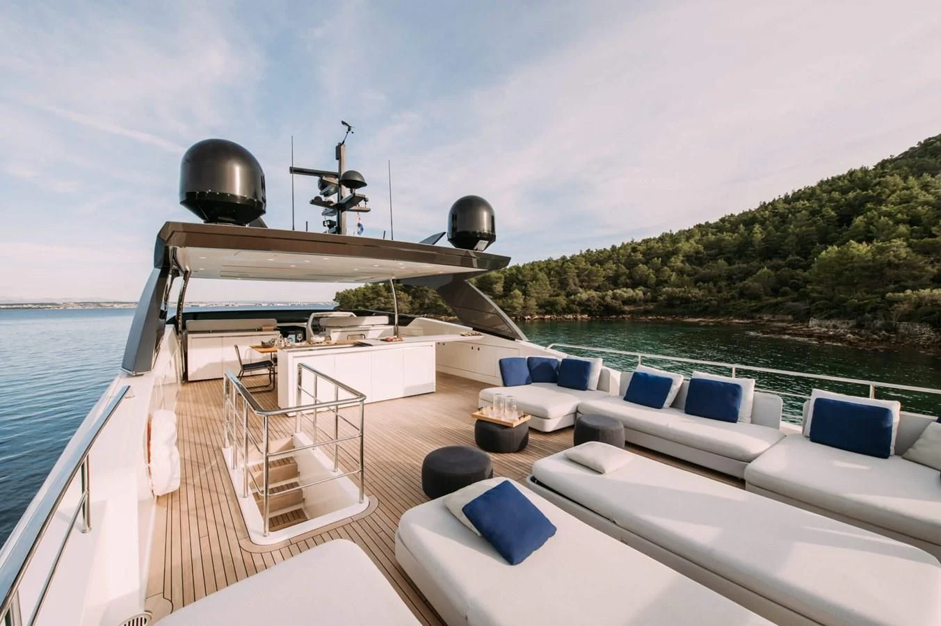 a boat on the water aboard PARALOS Yacht for Charter