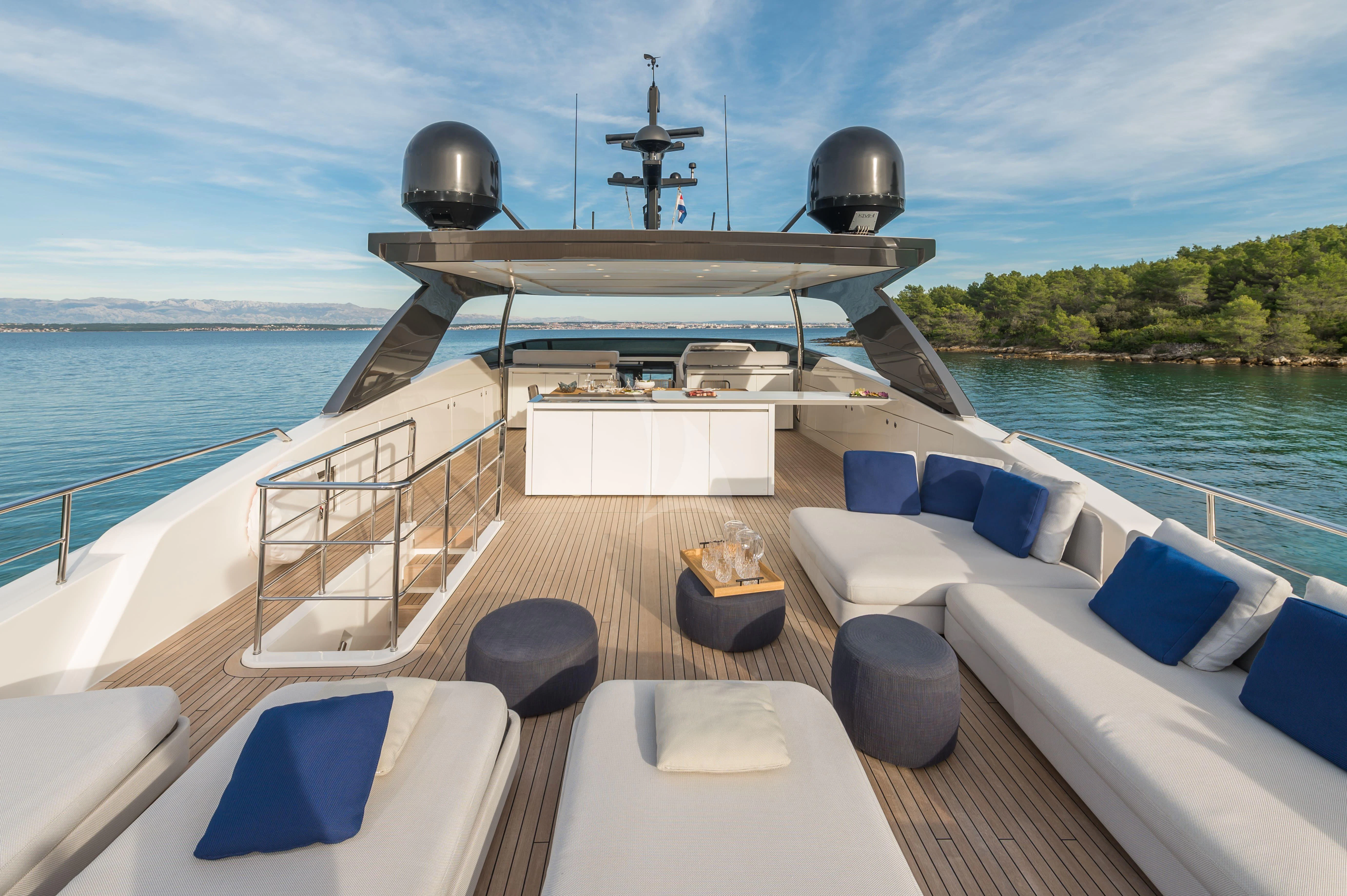 a boat on the water aboard PARALOS Yacht for Charter
