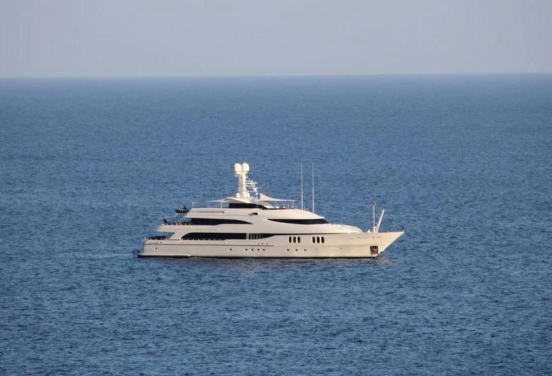 a boat in the water aboard DIAMOND Yacht for Sale