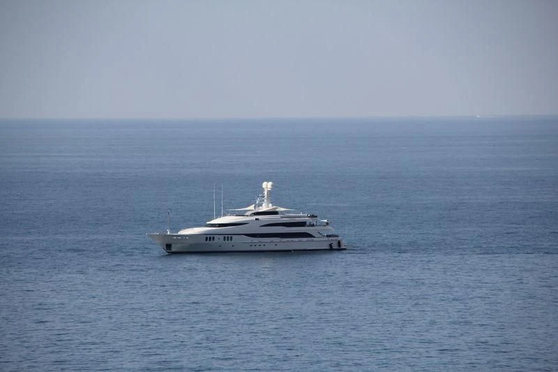 a boat in the water aboard DIAMOND Yacht for Sale