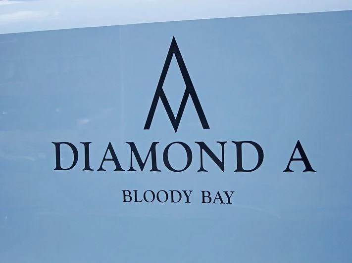 logo, company name aboard DIAMOND Yacht for Sale